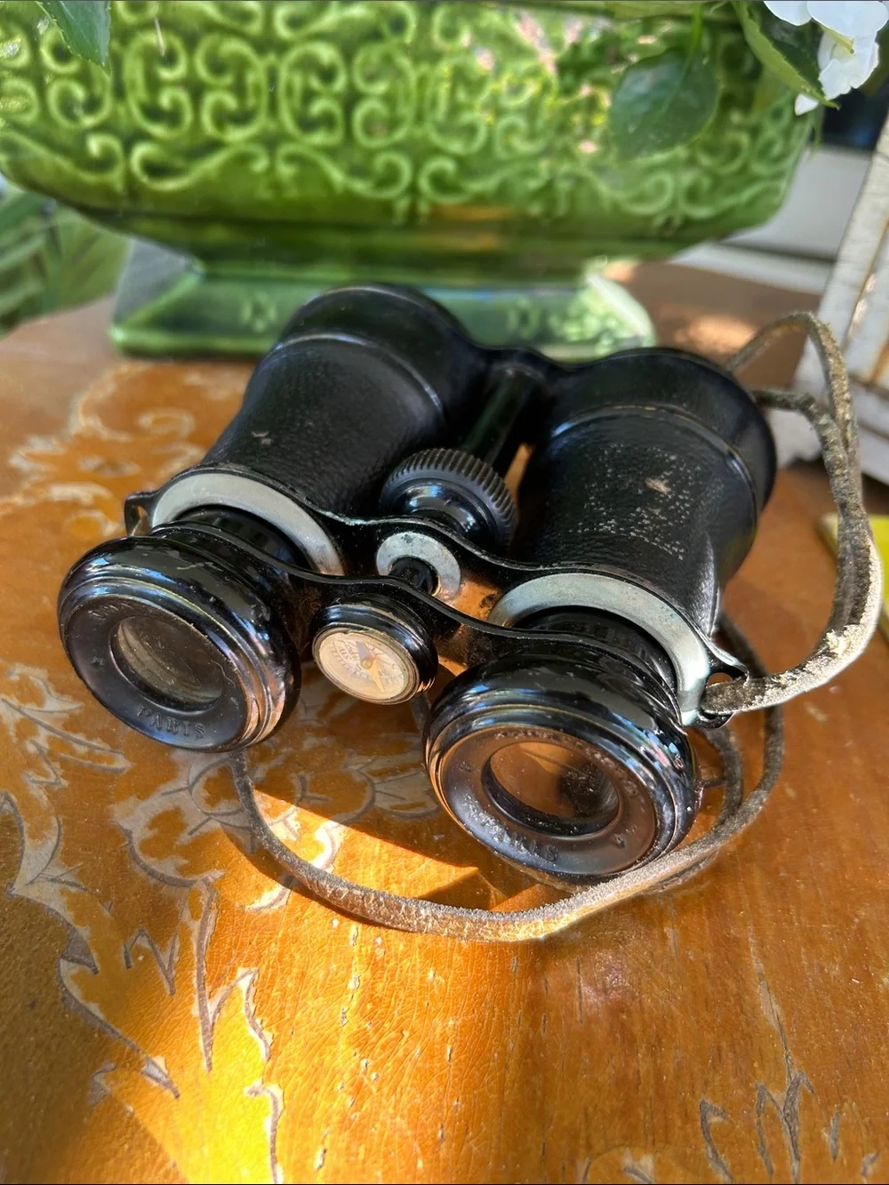 Antique WWI-era Black Binoculars